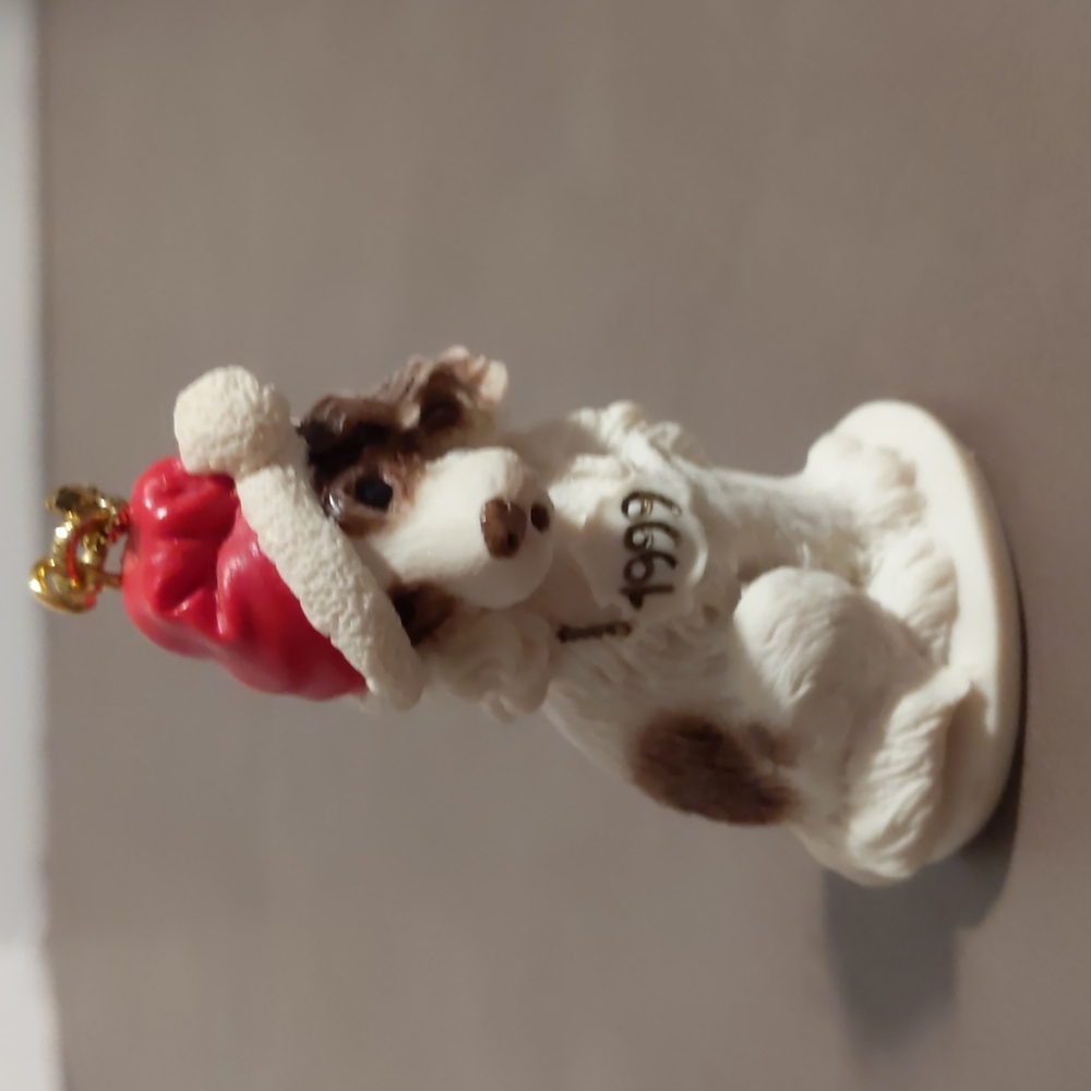Giuseppe Armani Cappy Dog 1999 Christmas Ornament Florence Italy